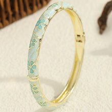 Flower Enamel Cloisonne Bracelet