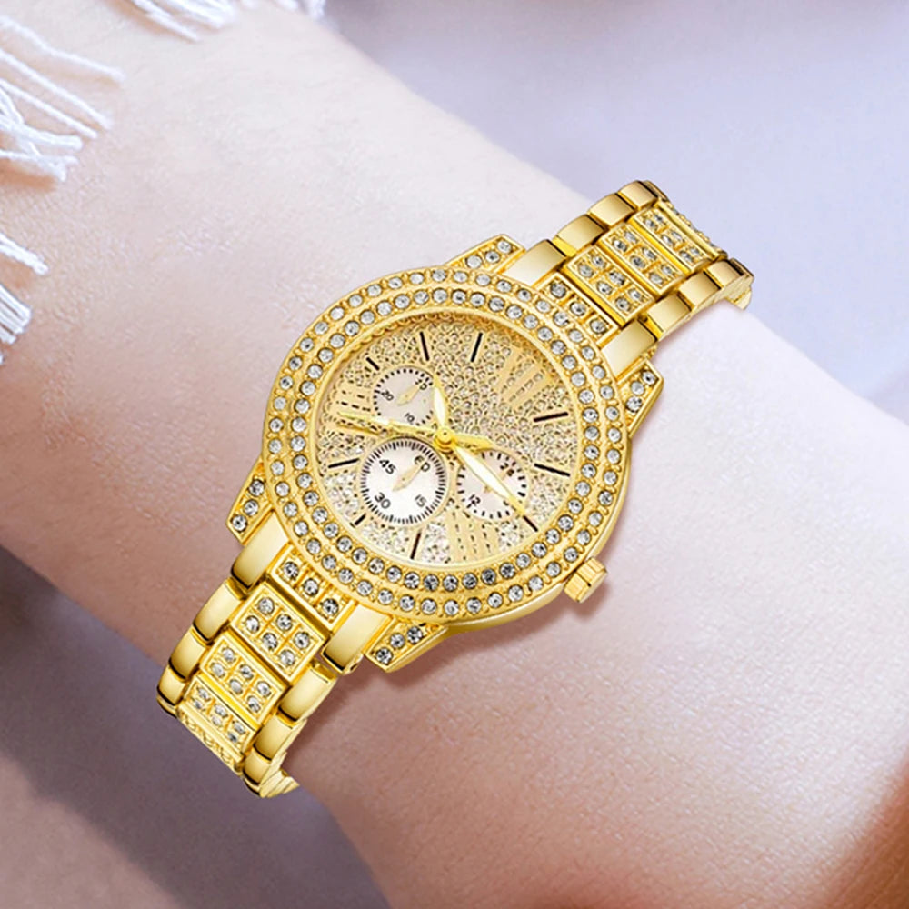 Women's Quartz Watch Jewelry Set