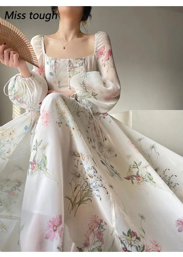 Summer Floral Print Dress