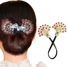 Elegant Peacock Shape Hair Bun Maker Twist Easy Fast Snap Headwear Hair Twister Roll Hair Tool Hairstyle Twist Women