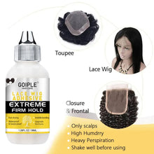 Lace front wig glue kit silicone applicator for precise hairline application.