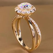 925 Sterling Silver Wedding Rings for Women Luxury Cubic Zirconia Sparkling Engagement Rings Lover Modern Fashion Jewelry