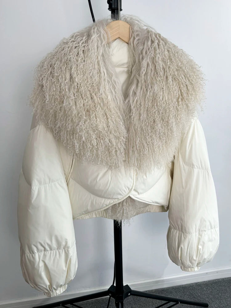Natural Real Mongolian Sheep Jacket