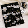 White Flower Earrings