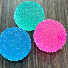 squishy fidget toy – blue ice ball mochi sensory stress relief toy
