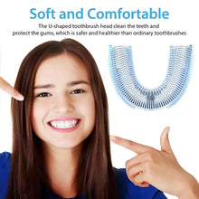 U Shape Toothbrush Ultrasonic Cleaner Teeth Whitening Lamp