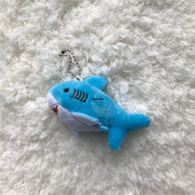 shark plush toy – 8cm small plush shark doll in 3 colours