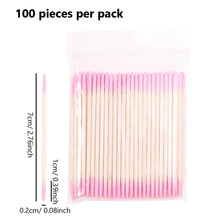 Cotton swabs nail art precision beauty tool close up detail