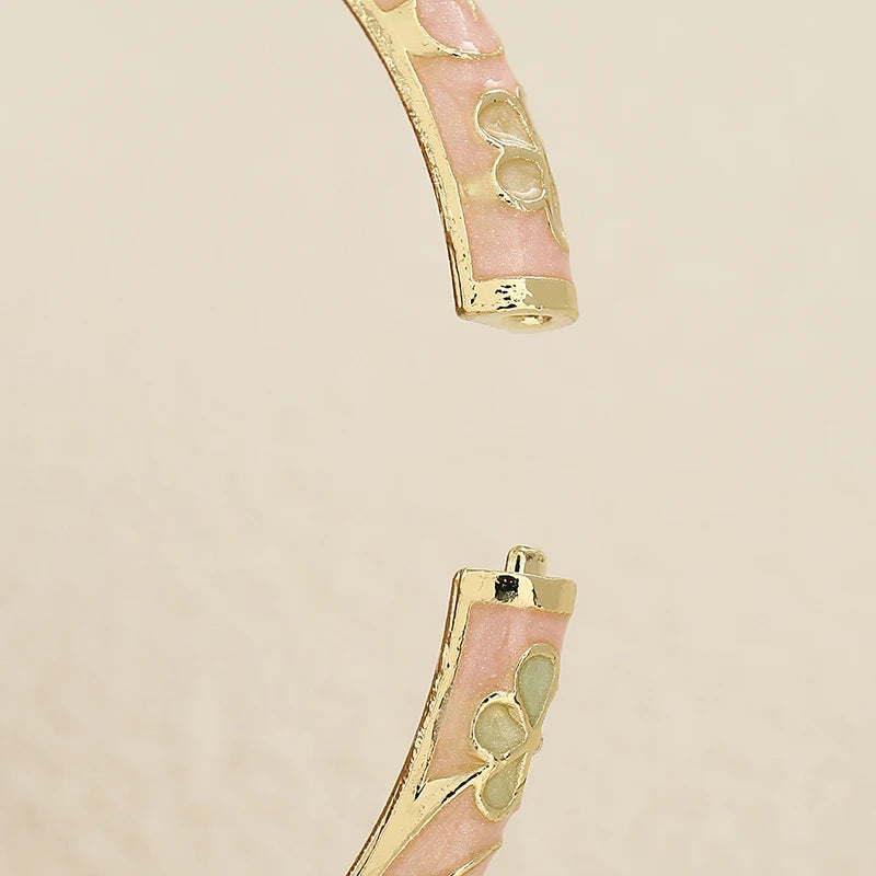 Flower Enamel Cloisonne Bracelet