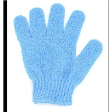 exfoliating mitt glove – bath scrub gloves front view