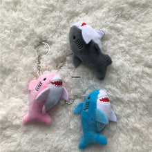 shark plush toy – 8cm small plush shark doll in 3 colours