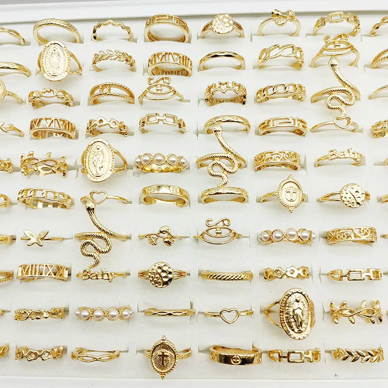 Gold Color Finger Rings