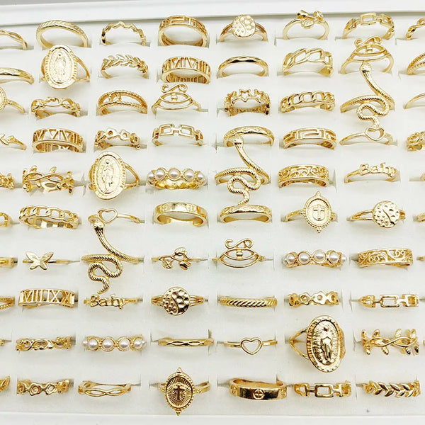 Gold Color Finger Rings
