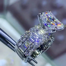 Oval Pigeon Egg Cube Zirconia Ring