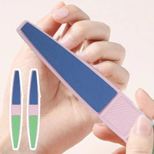 Nail file double-sided sanding file for fingernails and toenails