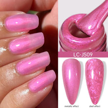 metallic gel nail polish – red chrome soak off UV semi permanent