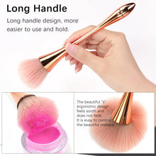 Nail dust brush set 6 styles professional makeup kabuki powder kit