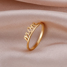Plated Glossy MAMA Rings
