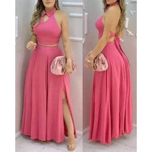 Pink two piece set styled for a summer wedding