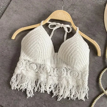 Boho Beach Camisole Halter Crochet Knit