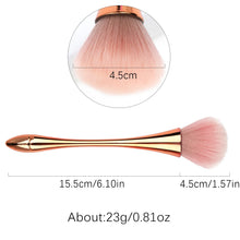 Nail dust brush set 6 styles professional makeup kabuki powder kit
