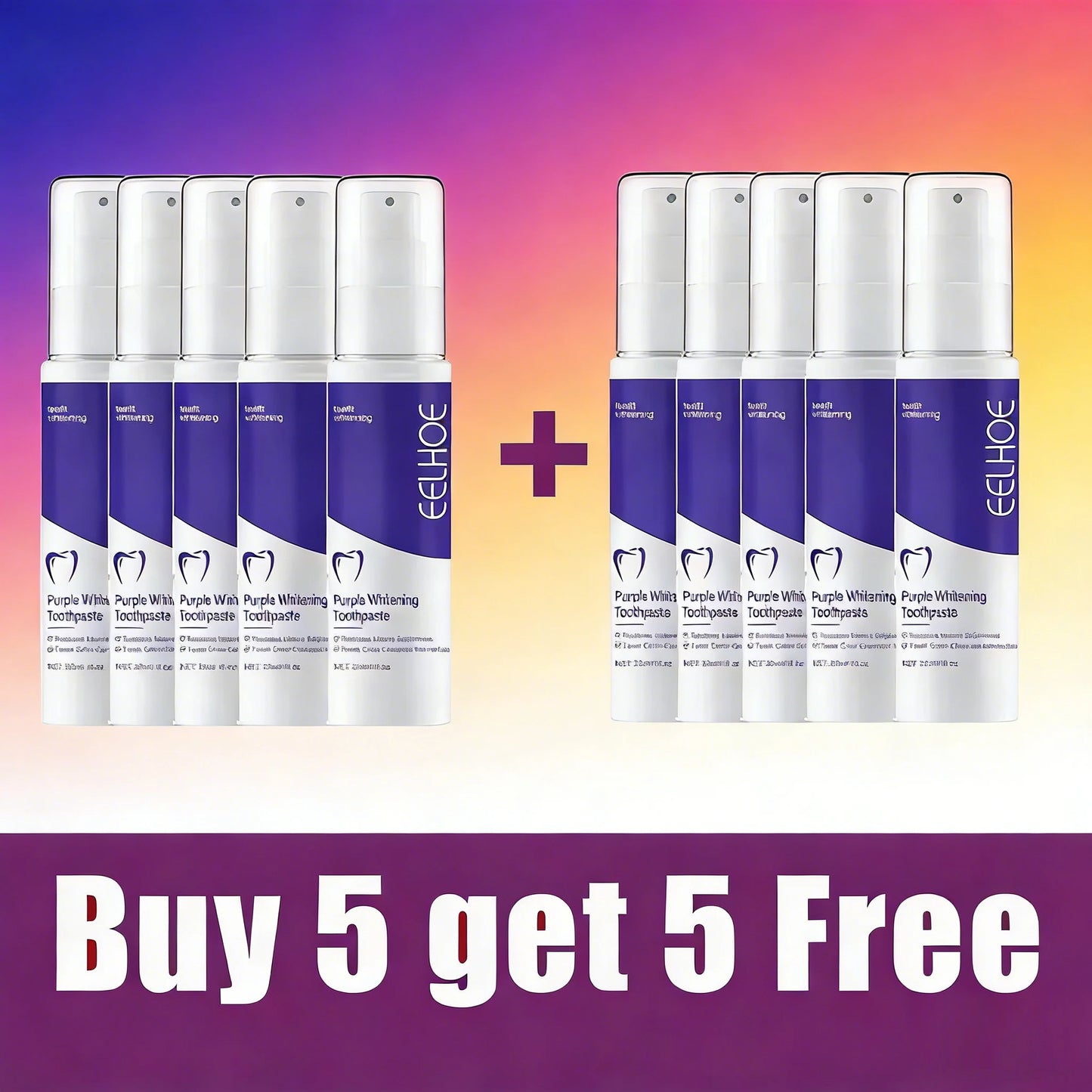 5D hygiène buccale nettoyage outil de blanchiment Nouveau dentifrice blanchissant les dents  des dents haleine fraîche soins