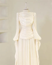 Customized pleated A-line dress front view