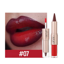 Tapered Lip Liner Contour Pencil Double Head Mirror Plumping Lip