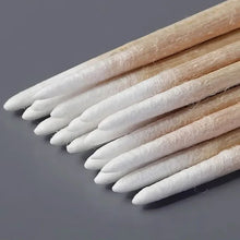 nail cotton swab sticks – 100pcs wood bud tip polish remover tool