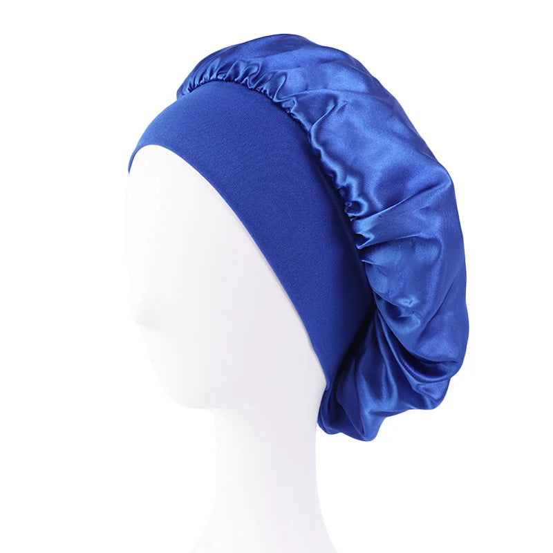 Satin Wide Brim Nightcap