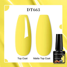 MEET ACROSS 8 Colors Mirror Gel Nail Polish Long-lasting Quick-drying Metallic Gold Silver Red Semi Permanent Varnish Nail Art
