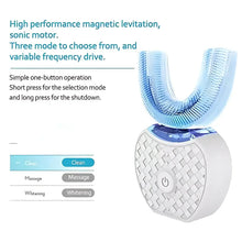 U Shape Toothbrush Ultrasonic Cleaner Teeth Whitening Lamp