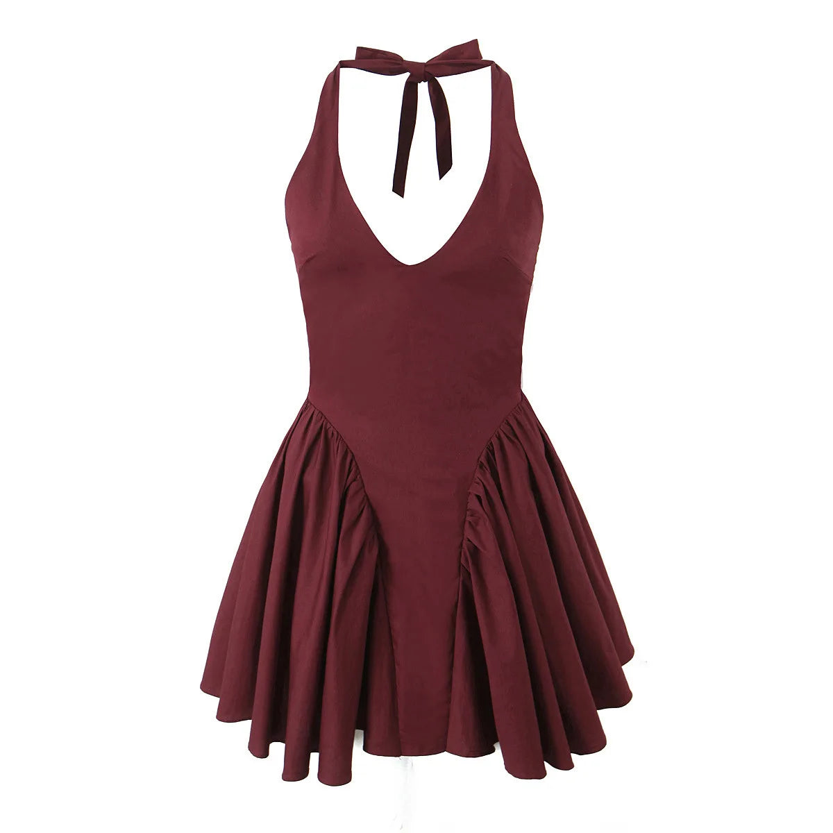 Summer dress 2024 women evening party mini dresses elegant white bodycon dress korean fashion ruffle halter tank dress backless
