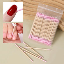 Cotton swabs nail art double-ended fine pointed tips pack