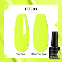 MEET ACROSS 8 Colors Mirror Gel Nail Polish Long-lasting Quick-drying Metallic Gold Silver Red Semi Permanent Varnish Nail Art