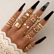 Vintage ring set 66 piece elegant mixed style collection for women.