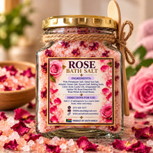 Rose Bath Salt | English Rose Mineral Bath Soak